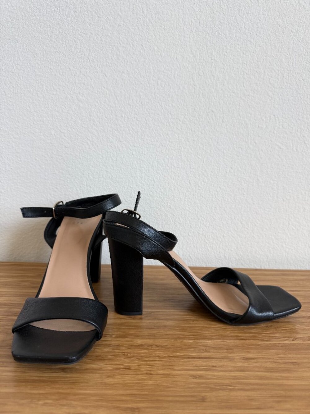 A New Day Black Block Heels Size 9